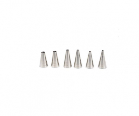 Duiuri, Sprituri Decorare - Set Duiuri  Sprituri Profesionale Forma Rotunda Inox 6 Piese