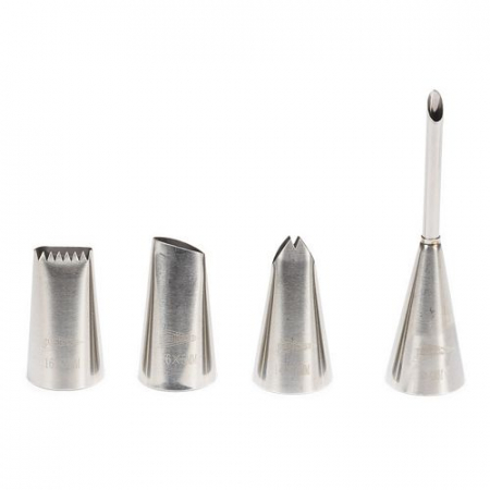 Ustensile Decorare - Set Duiuri / Sprituri Profesionale Inox - 4 piese