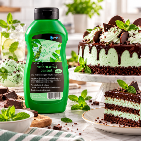 Totul pentru Cofetarie, Patiserie,Pizza - Sirop cu aroma de menta