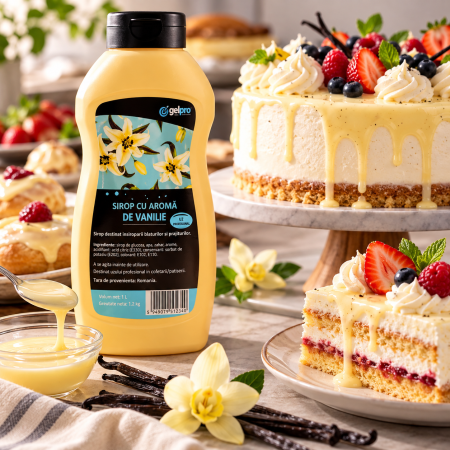 Totul pentru Cofetarie, Patiserie,Pizza - Sirop cu aroma de vanilie
