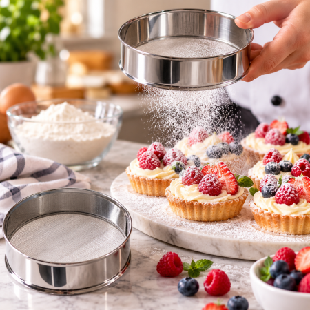 Totul pentru Cofetarie, Patiserie,Pizza - Sita cernut inox Ø16 cm