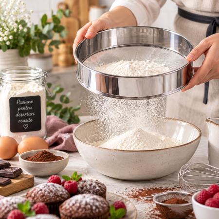 Totul pentru Cofetarie, Patiserie,Pizza - Sita cernut inox Ø 26c m