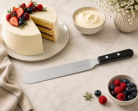 Totul pentru Cofetarie, Patiserie,Pizza - Spatula dreapta inox 26 cm