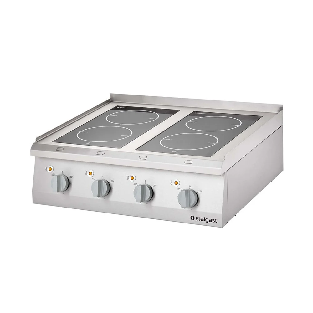 Echipamente Gatire - Masina de gătit electrică cu 4 plite cu inductie de banc, linia 700