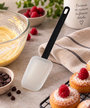 Totul pentru Cofetarie, Patiserie,Pizza - Spatula Tip Lingura din Silicon - 25 cm