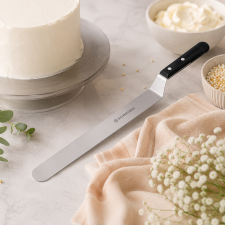 Totul pentru Cofetarie, Patiserie,Pizza - Spatula unghiulara inox 30 cm