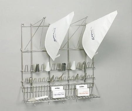 Ustensile Decorare - Suport Perete Duiuri/Posuri, Inox - 157001
