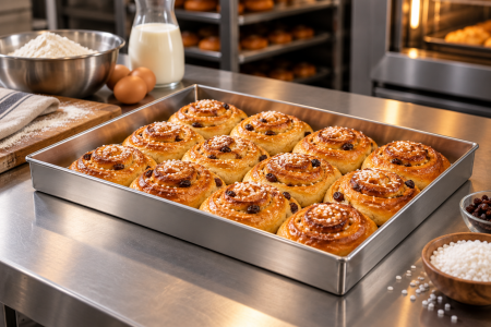 Totul pentru Cofetarie, Patiserie,Pizza - Tava aluminiu plin 40x30