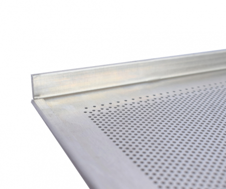 Tava aluminiu perforat - 2 margini logitudinale, 60x80xh2cm [2]