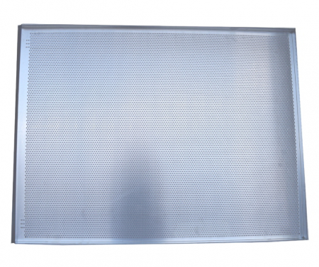 Tava aluminiu perforat - 3 margini, 60x80xh2cm [1]