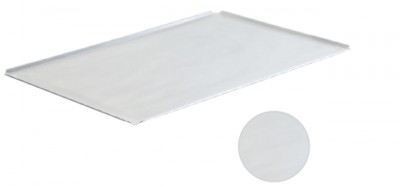 Tava aluminiu plin GN1/1 - 4 margini la 45°