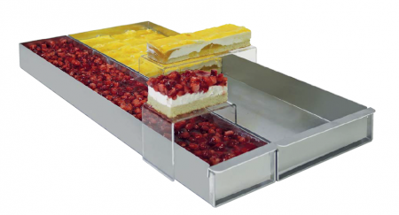 Tava cofetarie cu o margine detasabila - 58x10xh5cm [1]