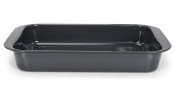 Tavi, Forme/Folii Coacere, Cosuri - Tava Copt Emailata - 36x26 cm