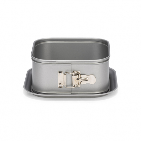 Tavi, Forme/Folii Coacere, Cosuri - Tava Copt Patrata Silver Top Cu Laterale Detasabile L18 cm