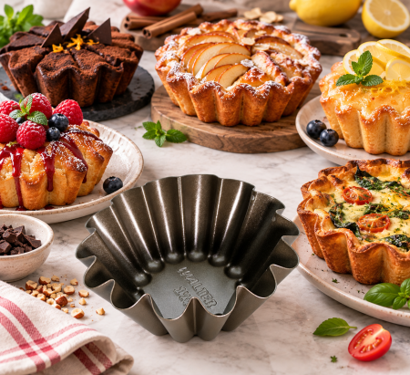 Totul pentru Cofetarie, Patiserie,Pizza - Tava de copt forma de briosa WALTER - 0.25 l