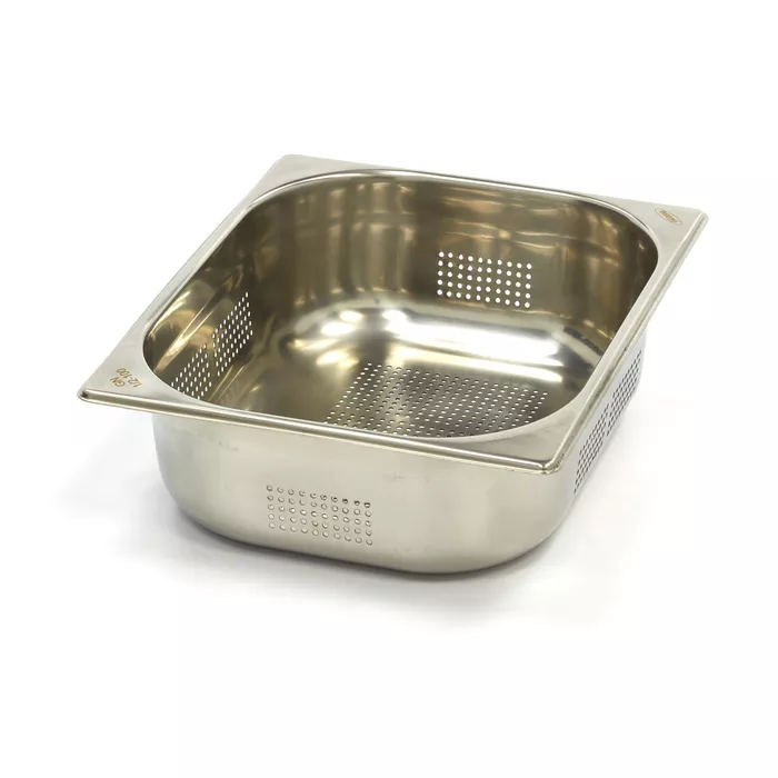 Cuve GN Inox - Tavă Gastronom Perforată GN1/2 h 100 mm