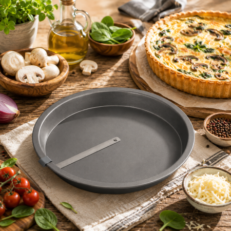 Tavi, Forme/Folii Coacere, Cosuri - Tava patiserie cu razuitor Ø26cm