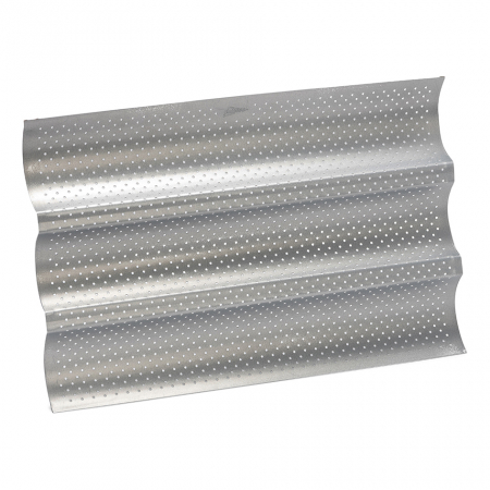 Tavi, Forme/Folii Coacere, Cosuri - Tava Pentru Baghete 3 Canale 38x24 cm