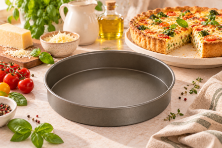 Totul pentru Cofetarie, Patiserie,Pizza - Tava pentru cheesecakec cu margini drepte WALTER - 2.30l