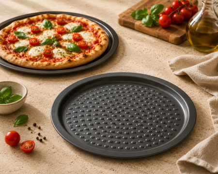 Tavi, Forme/Folii Coacere, Cosuri - Tava pizza aluminiu Ø31cm
