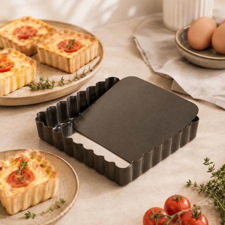 Tava Profesionala Mini Quiche 10 cm