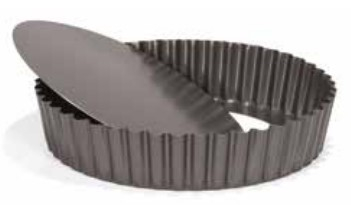 Tavi, Forme/Folii Coacere, Cosuri - Tava Profesionala Quiche Ø 25 cm