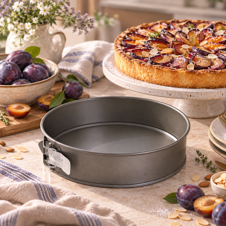 Totul pentru Cofetarie, Patiserie,Pizza - Tava rotunda cu margini detasabile WALTER - 4.05l