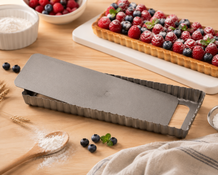 Tava Tarta Dreptunghiulara - Baza Detasabila 35x 11 cm