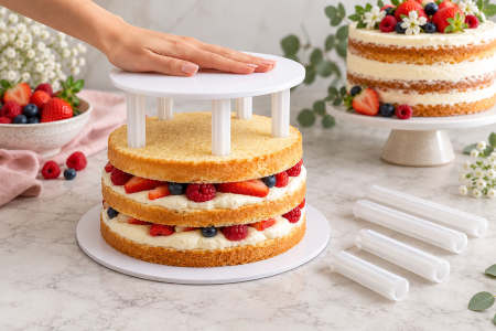Suporturi si Accesorii Tort - Tije Suport Tort Etajat 22.5 cm