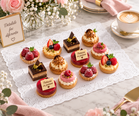 Tortita decorativa dreptunghiulara pentru prajituri