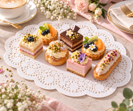 Tortita decorativa ovala pentru prajituri