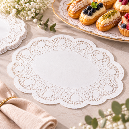 Totul pentru Cofetarie, Patiserie,Pizza - Tortita decorativa ovala pentru prajituri