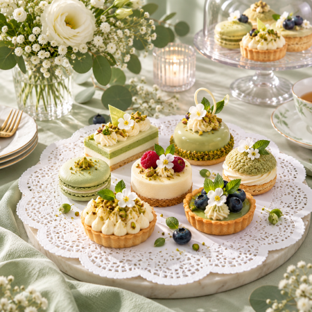 Tortita decorativa rotunda pentru prajituri