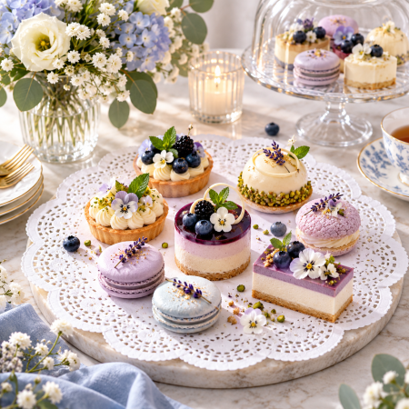 Tortita decorativa rotunda pentru prajituri