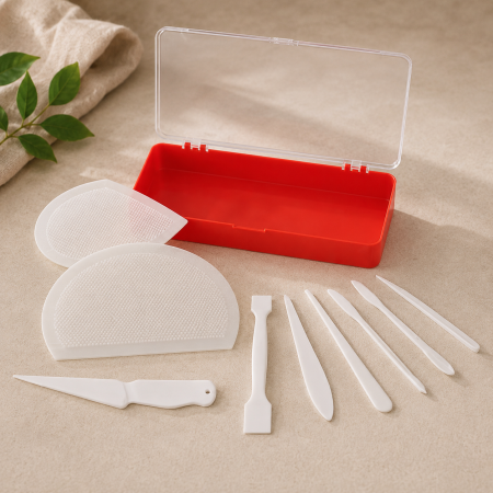 Totul pentru Cofetarie, Patiserie,Pizza - Ustensile modelare martipan set 9 buc