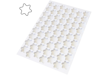 Totul pentru Cofetarie, Patiserie,Pizza - Foaie de taiat stea simpla Ø 4.5 cm