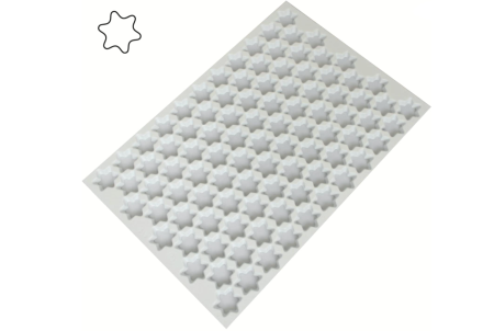 Totul pentru Cofetarie, Patiserie,Pizza - Foaie de taiat stea simpla Ø 3.5 cm