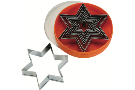 Totul pentru Cofetarie, Patiserie,Pizza - Set decupatoare Inox 9 piese