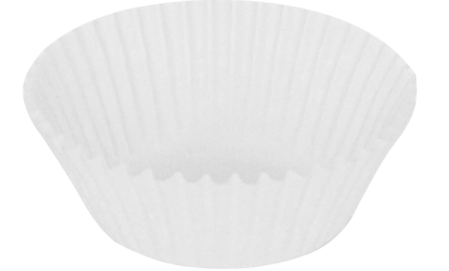 Totul pentru Cofetarie, Patiserie,Pizza - Forme Pentru Briose- h 20 mm ALB - Set 1000 bucati
