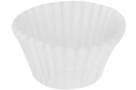 Totul pentru Cofetarie, Patiserie,Pizza - Forme Pentru Briose- h 18 mm ALB - Set 1000 bucati