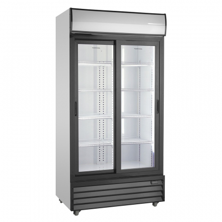 Vitrine Verticale - Vitrină frigorifică verticală, uși glisante, 879/823 litri