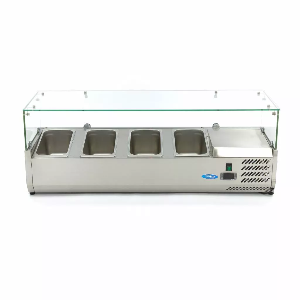 Vitrină Ingrediente Pizza 4 x GN 1/3 120cm [1]