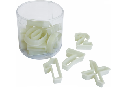 Totul pentru Cofetarie, Patiserie,Pizza - Set decupatoare Nylon 15 piese