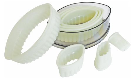 Totul pentru Cofetarie, Patiserie,Pizza - Set decupatoare Nylon 7 piese