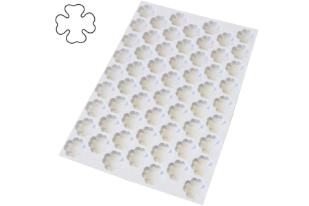 Totul pentru Cofetarie, Patiserie,Pizza - Foaie de taiat trifoi cu patru foi Ø 5 cm