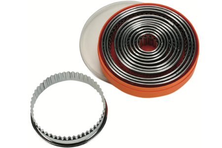 Totul pentru Cofetarie, Patiserie,Pizza - Set decupatoare Inox 12 piese