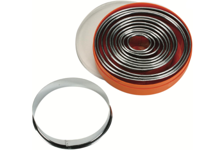 Totul pentru Cofetarie, Patiserie,Pizza - Set decupatoare Inox 12 piese