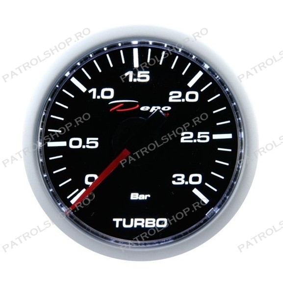 Boost gauge DEPO 3 bar 52 mm - PATROL SHOP [1]