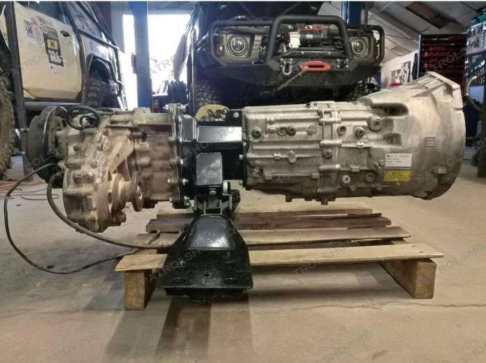 Adapter gearbox BMW GS6-53DZ - transfer case Nissan Patrol Y61 - PATROL SHOP [7]
