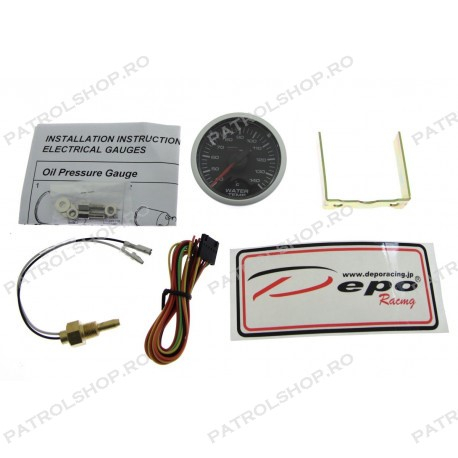 Water temperature gauge DEPO 52 mm - PATROL SHOP [2]